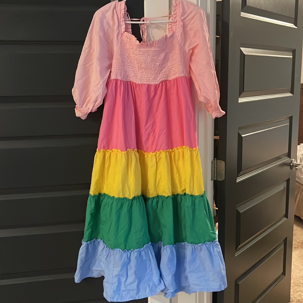Colorful Maxi Dress - Could Fit M or L